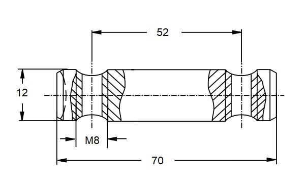 Afmeting dwarsmoer dubbel